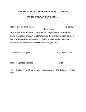 Parental Consent Form for Participation