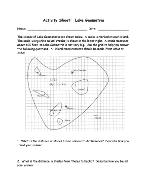 Lake Geometria Answer Key  Form