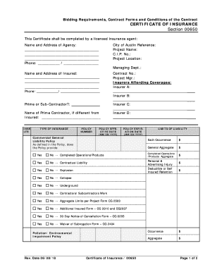 City of Austin Reference  Form