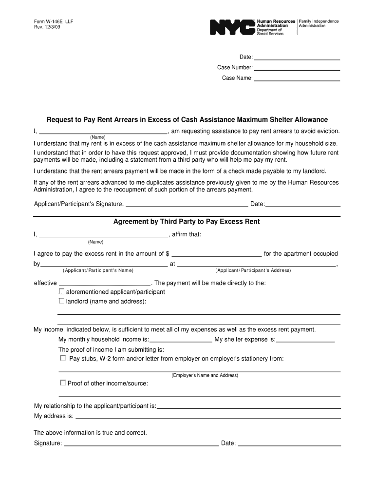  W146e Form 2009-2024