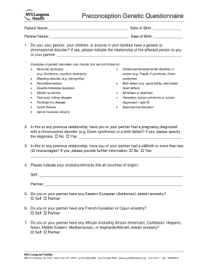  Package for New Patients NYU Langone 2018-2024