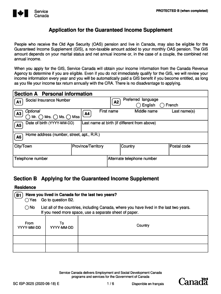  Gis Application Form 2020-2024