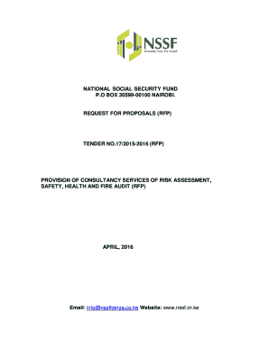 Nssf Certificate  Form