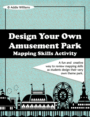 Design Your Own Amusement Park Map Online  Form