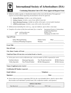 Isa Ceu Form