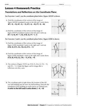 Lesson 2 Homework Practice Congruence  Form