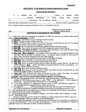 Pmss Renewal Annexure 3  Form