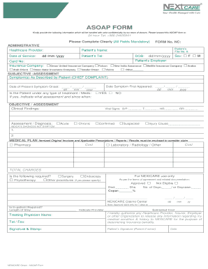 Asoap Form