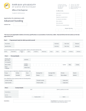 Online Application Form for Nust