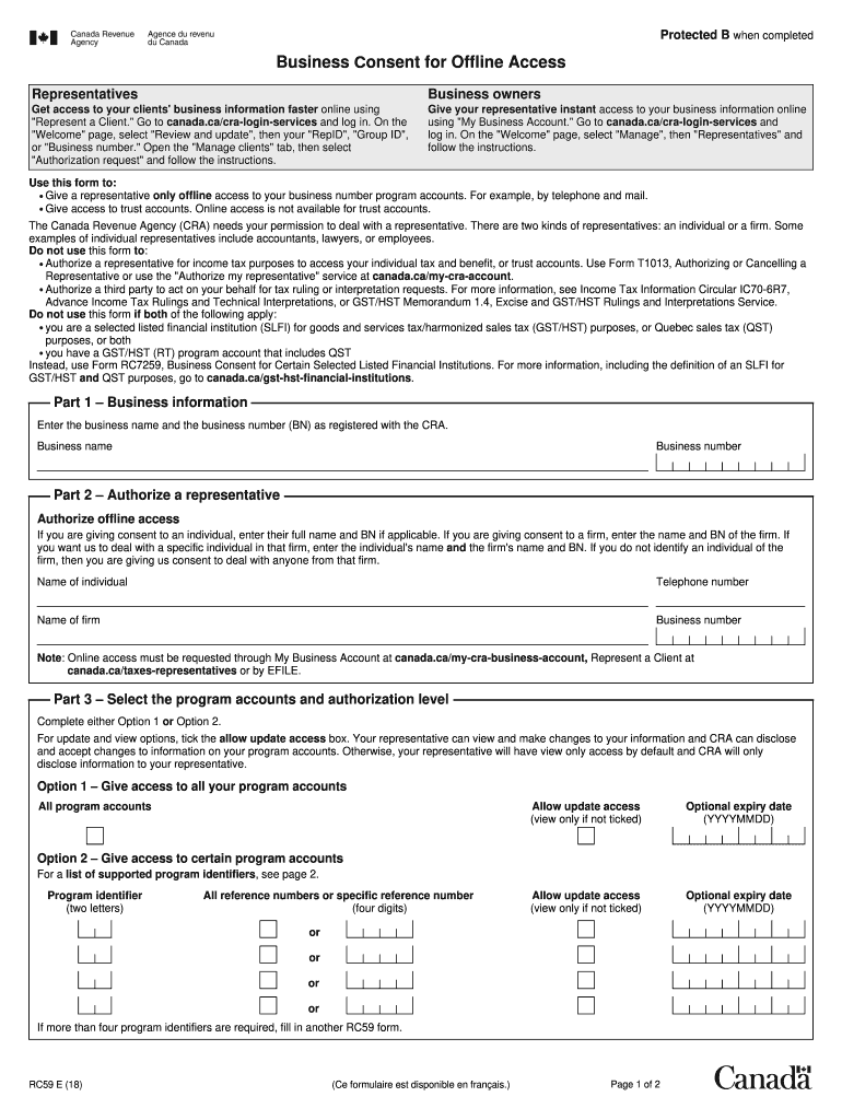  Rc59 Cra Form 2018-2024