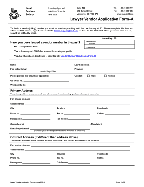 Lawyer Form