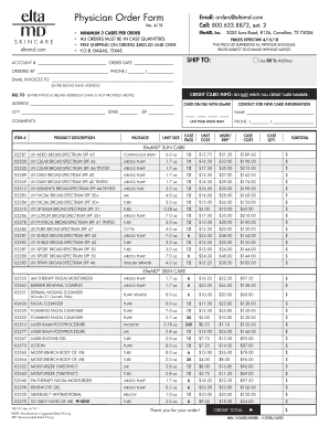  Elta Md Physician Order Form 2018