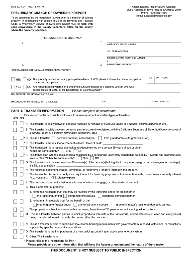  Alameda County Fillable Forms 2017