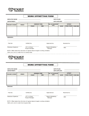 Offset Form