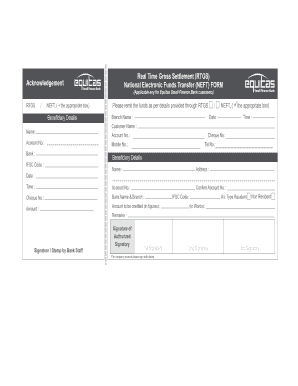 Equitas Bank Rtgs Form