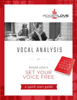 Roger Love the Perfect Voice Download  Form