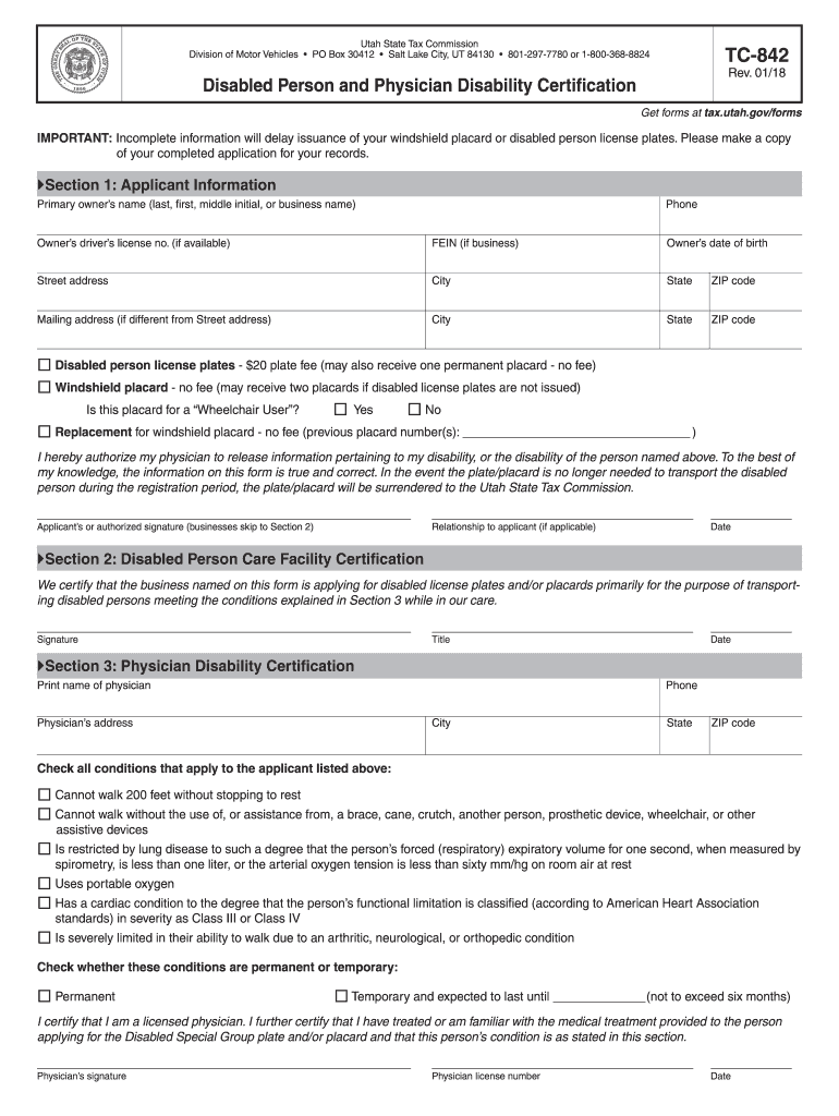  TC 842  Utah State Tax Commission  Utah Gov 2018