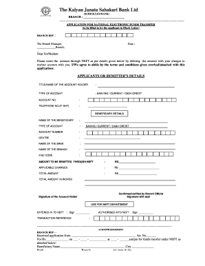Janata Sahakari Bank Rtgs Form