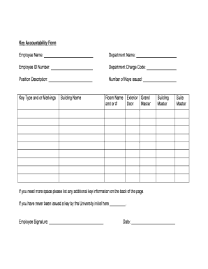 Employee Accountability Template  Form