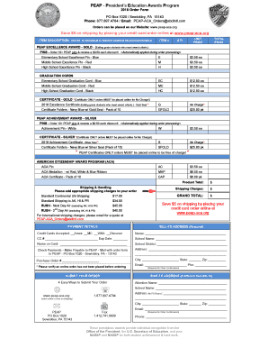  Peap Aca Order Form 2018