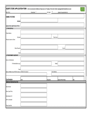 M Pesa Agent Administrator  Form