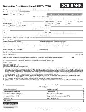 Dcb Bank Rtgs Form