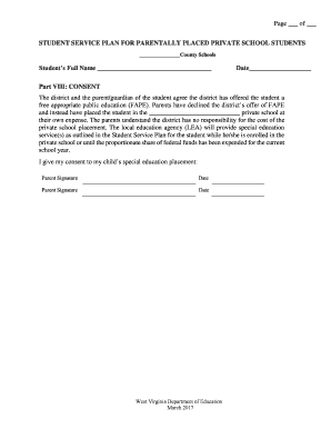 SPECIAL EDUCATION PROCESS FORMS West Virginia