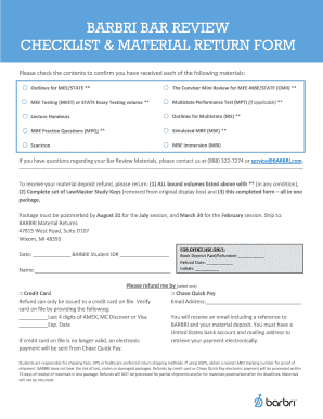 Barbri Outlines PDF  Form