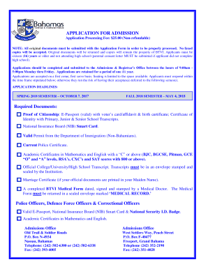 Btvi Application  Form