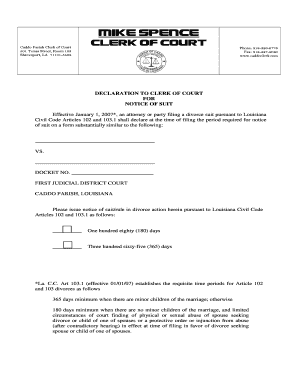 Entry Notice  Form