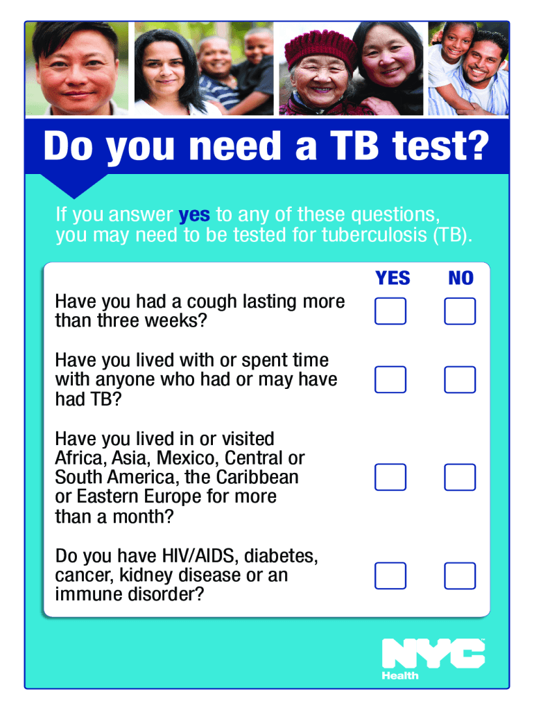 New York City Tb  Form