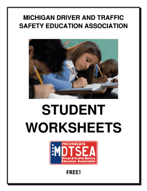 Mdtsea Student Worksheets Answer Key  Form