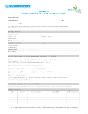 Prime Bank Rtgs Form Download PDF