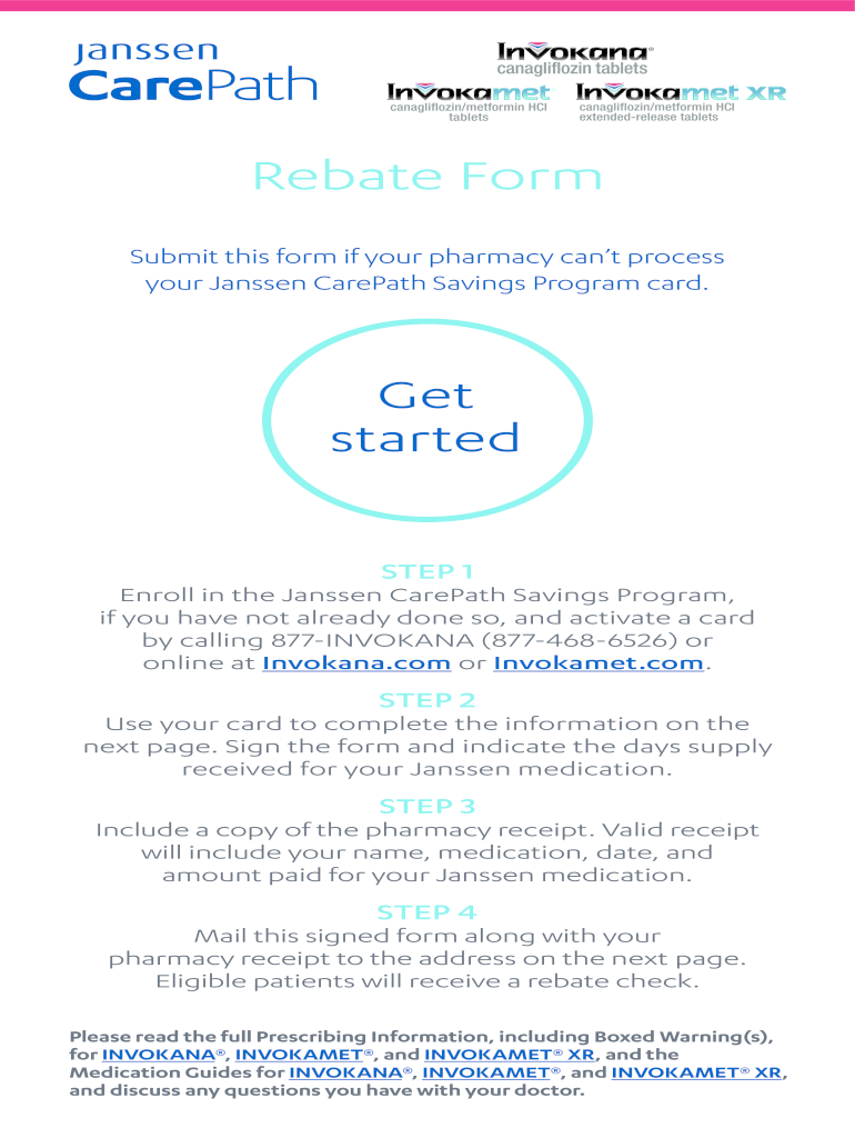 Invokana Rebate Form