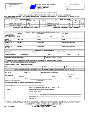 Vital Statistics Mcallen Tx  Form