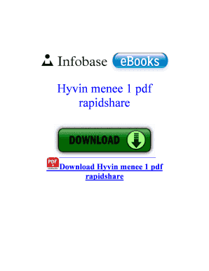 Hyvin Menee 1 PDF  Form