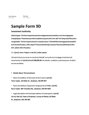  Lso Form 9d 2010-2024