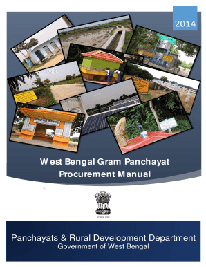 Gram Panchayat Procurement Manual  Form