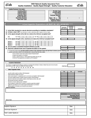 Quality Assurance Form Template