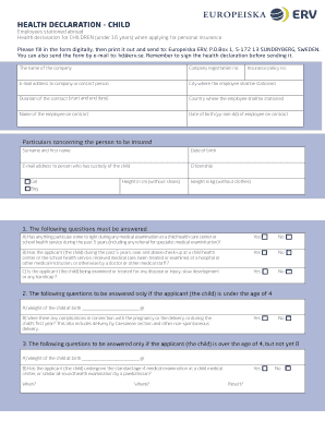 FAQ ERV  Form