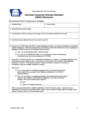 Get and Sign Iowa Individual Cdac 2018-2022 Form