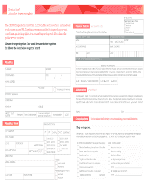 Membership Form CPSUCSA