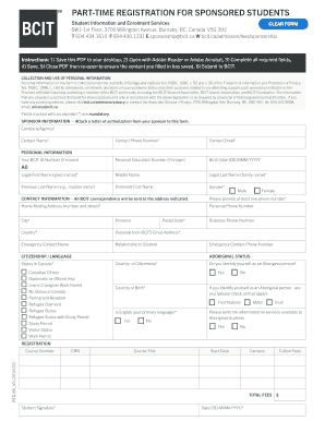  Bcit Sponsorship Form 2018