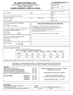  Plaid Pantries Application 2017-2024