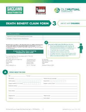 Saccawu Provident Fund  Form