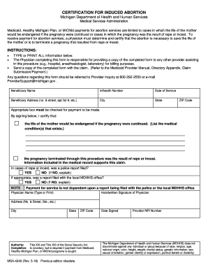 Msa 4240 1550 Consent Forms