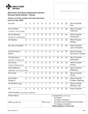 Esas Renal  Form