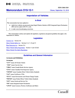  Vehicle Import Form 1 PDF 2018