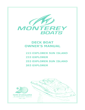 Monterey Boat Parts  Form