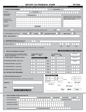Rs100a Form